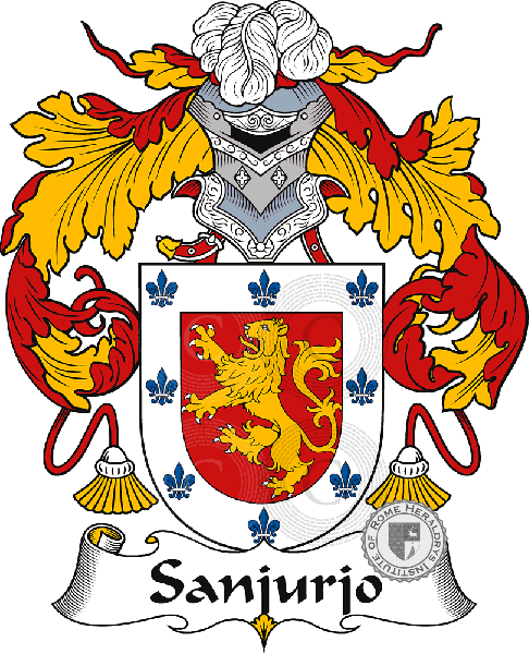 Coat of arms of family Sanjurjo