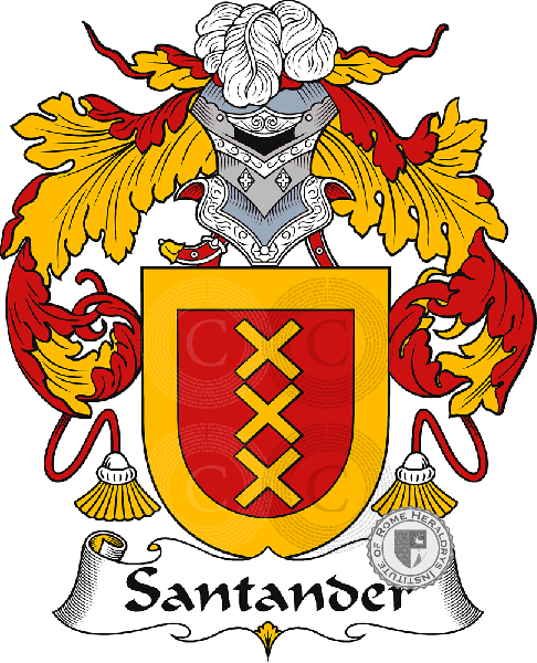 Escudo de la familia Santander
