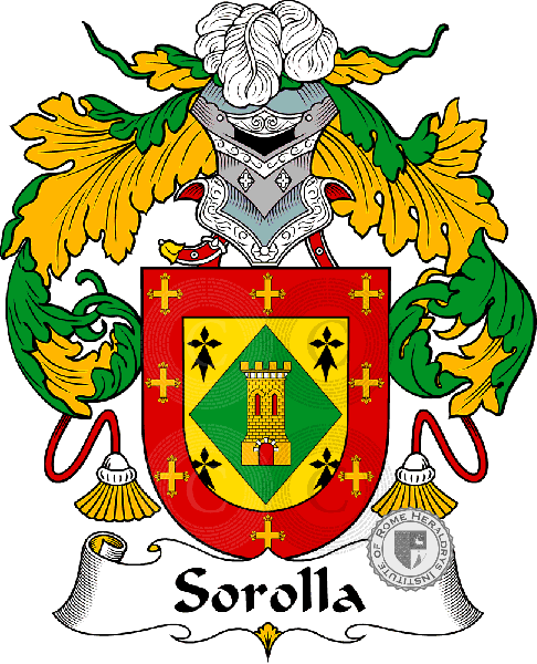 Coat of arms of family Sorolla