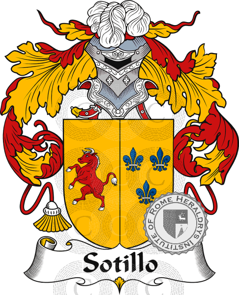 Coat of arms of family Sotillo