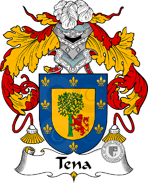 Coat of arms of family Tena
