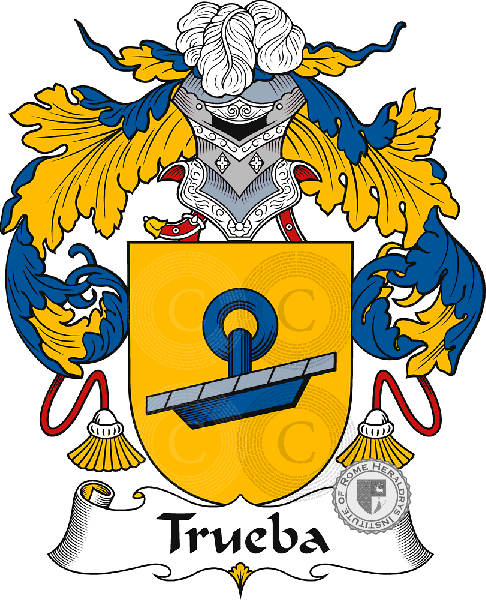 Coat of arms of family Trueba