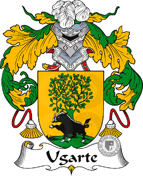 Coat of arms of family Ugarte