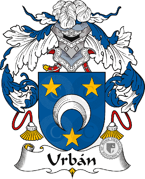 Wappen der Familie Urbán   ref: 37581