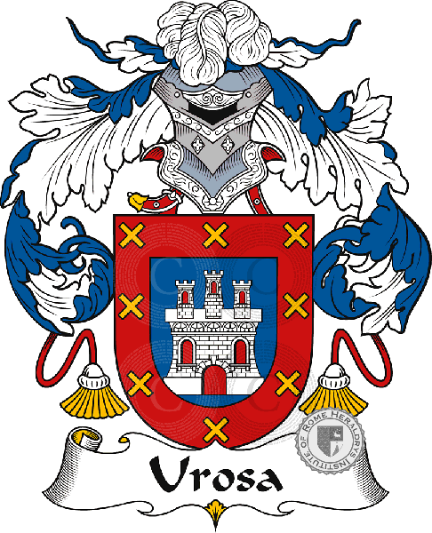 Coat of arms of family Urosa