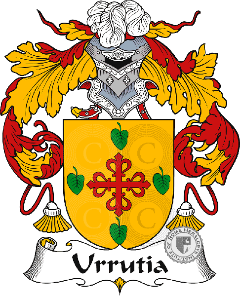 Coat of arms of family Urrutia
