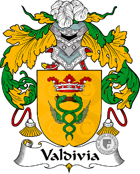 Coat of arms of family Valdivia