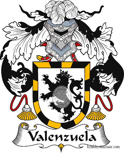 Coat of arms of family Valenzuela