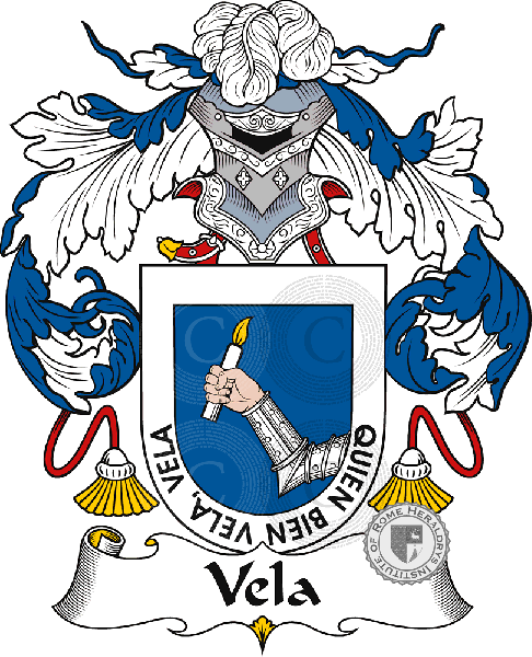 Coat of arms of family Vela