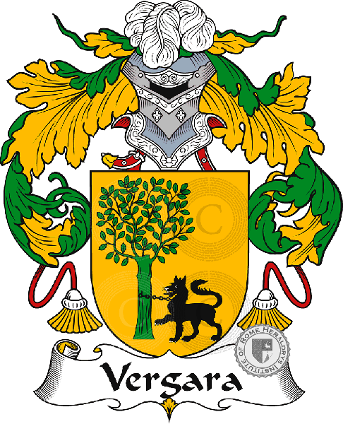 Coat of arms of family Vergara