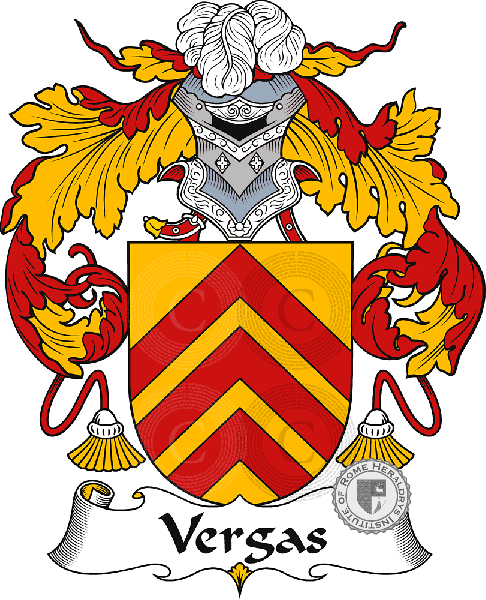 Coat of arms of family Vergas