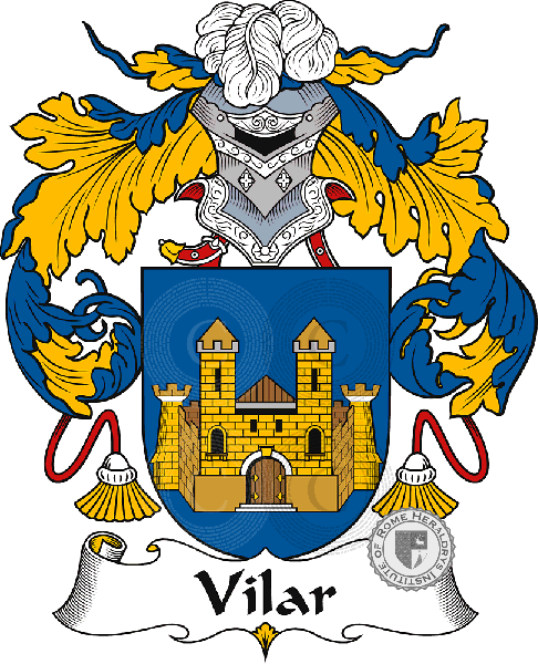 Coat of arms of family Vilar