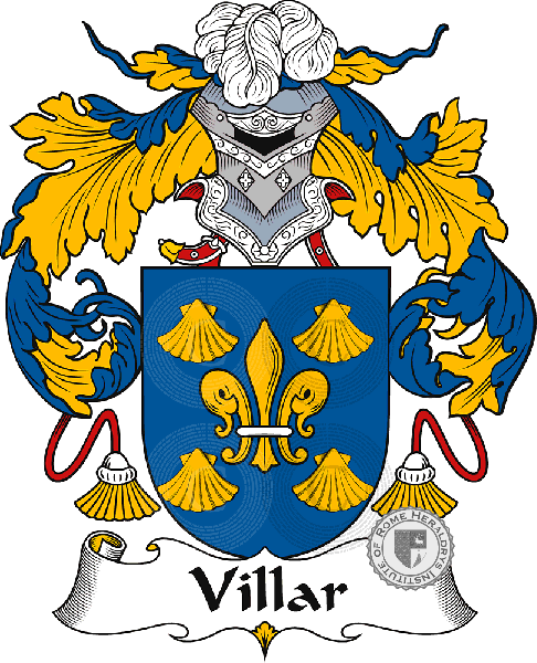 Coat of arms of family Villar