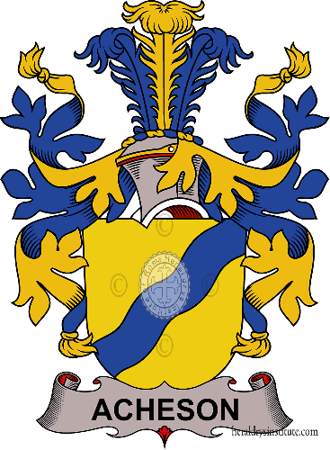 Wappen der Familie Acheson   ref: 37688