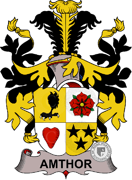 Coat of arms of family Amthor