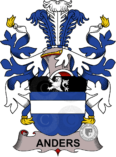 Coat of arms of family Anders
