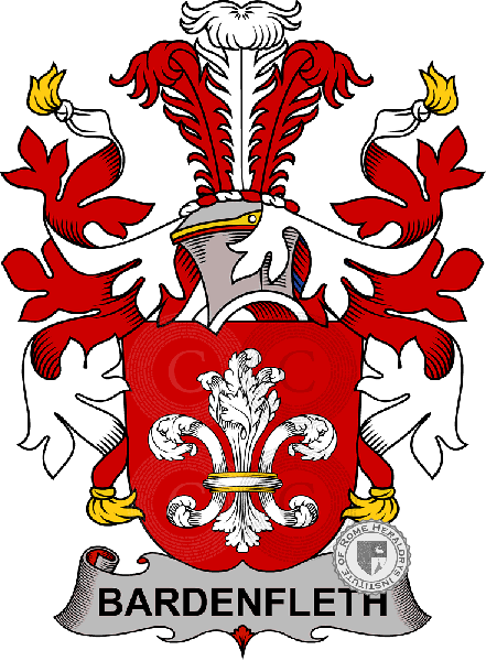 Coat of arms of family Bardenfleth