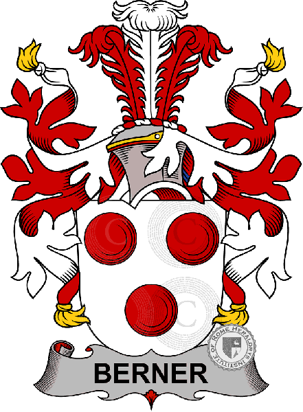 Wappen der Familie Berner   ref: 37754
