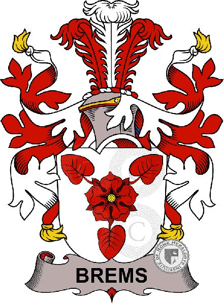 Coat of arms of family Brems