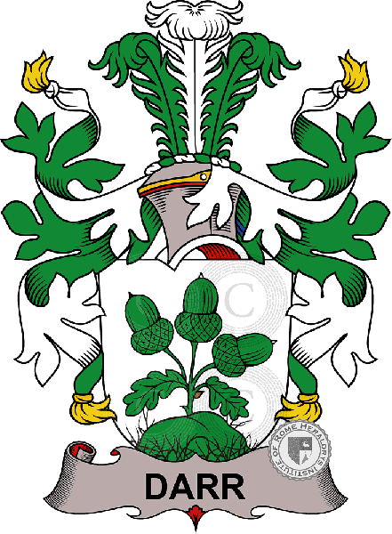 Coat of arms of family Därr