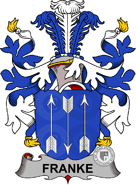 Coat of arms of family Franke