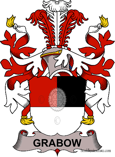 Coat of arms of family Grabow   ref: 37841