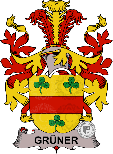 Coat of arms of family Grüner