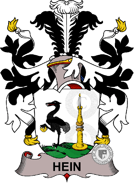 Coat of arms of family Hein   ref: 37858