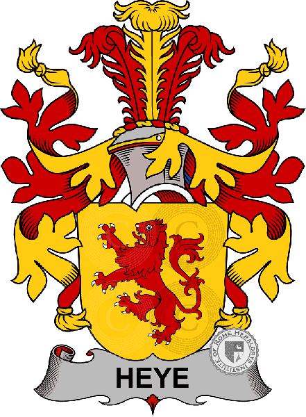 Coat of arms of family Heye   ref: 37863