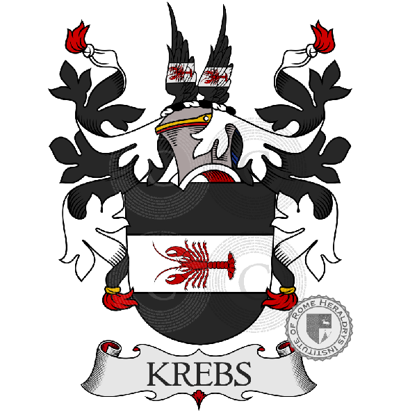 Coat of arms of family Krebs
