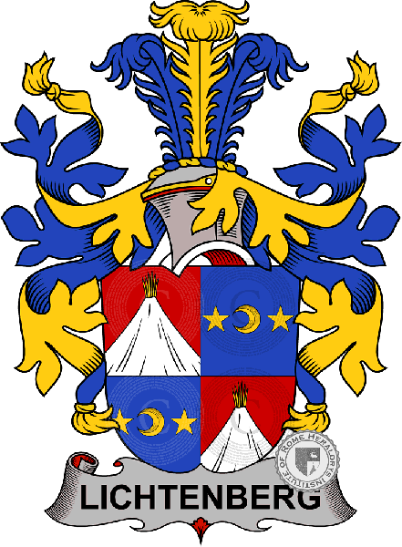 Escudo de la familia Lichtenberg   ref: 37913