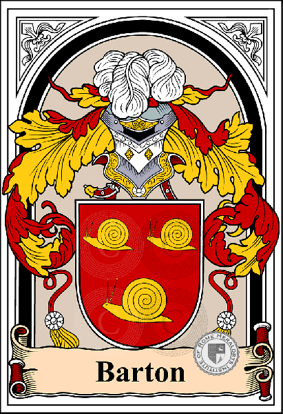 Coat of arms of family Barton