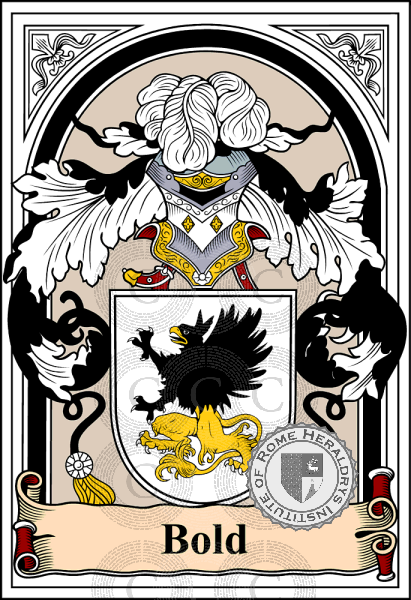 Escudo de la familia Bold