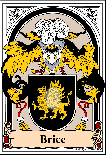 Coat of arms of family Brice