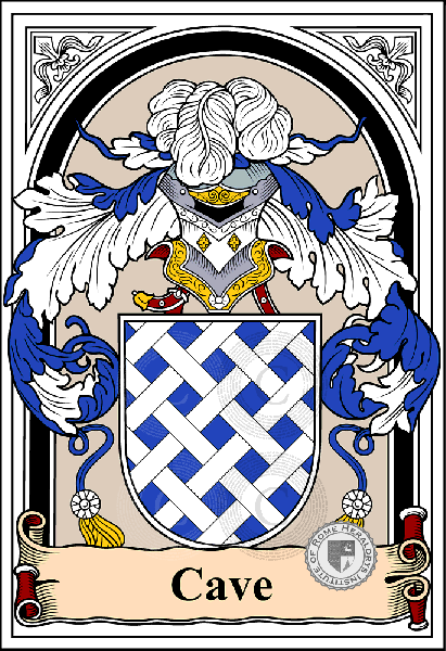 Coat of arms of family Cave