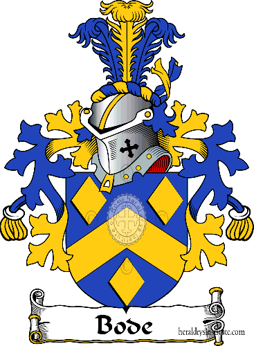 Coat of arms of family Bode