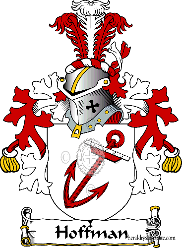 Wappen der Familie Hoffman   ref: 38257
