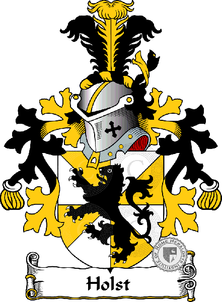 Coat of arms of family Holst