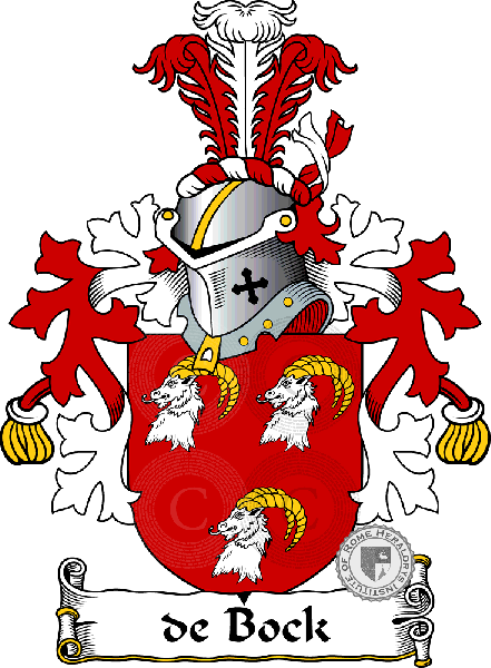 Coat of arms of family De Bock