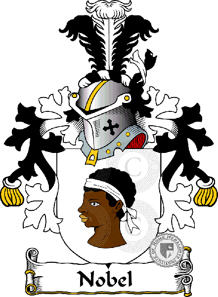 Coat of arms of family Nobel