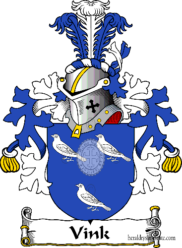 Coat of arms of family Vink