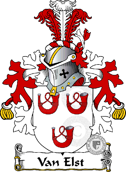 Wappen der Familie Van Elst