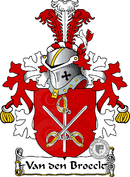 Coat of arms of family Van Den Broeck