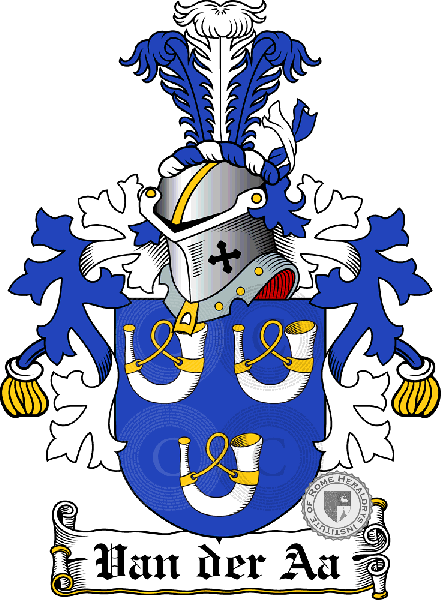 Wappen der Familie Van der Aa