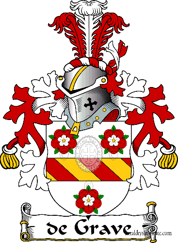 Coat of arms of family De Grave