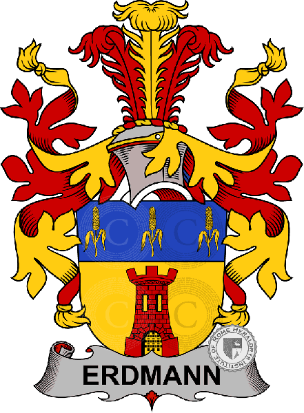 Coat of arms of family Erdmann
