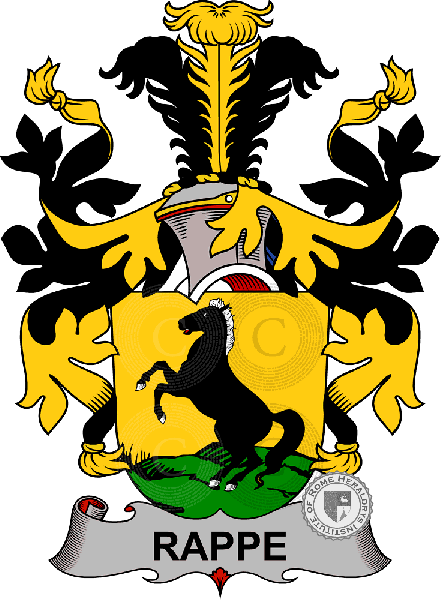 Coat of arms of family Rappe