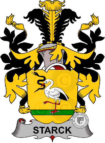 Wappen der Familie Starck   ref: 38859