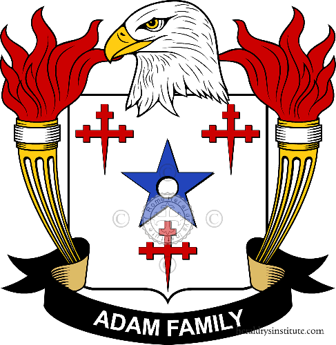 Escudo de la familia Adam   ref: 38906