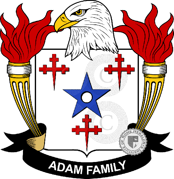 Wappen der Familie Adam   ref: 38906